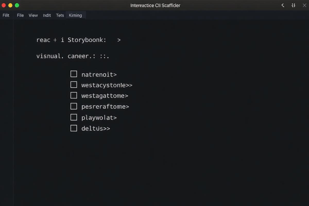ForgeKit interactive CLI scaffolding a new monorepo project.